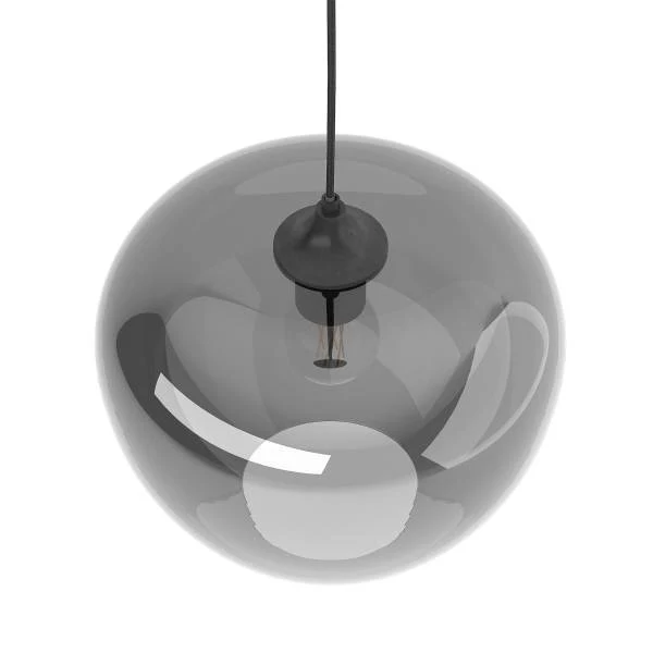 Pendelleuchte ARA - Rauchglas / Eisen - 1-flammig - Image 4