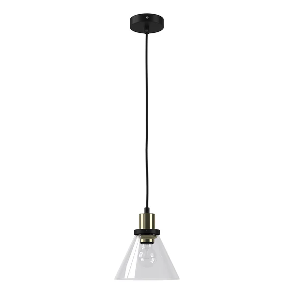 Pendelleuchte Ardez - Klarglas / Eisen - 1-flammig - Image 4