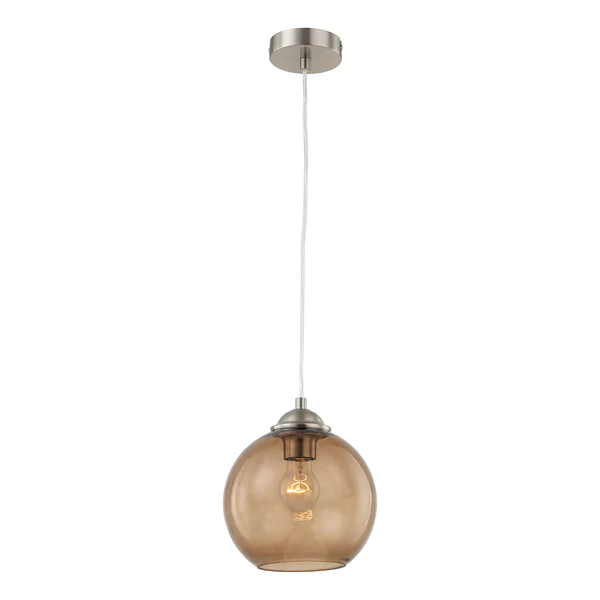 Pendelleuchte Arveda - Glas / Eisen - 1-flammig - Braun - Image 2