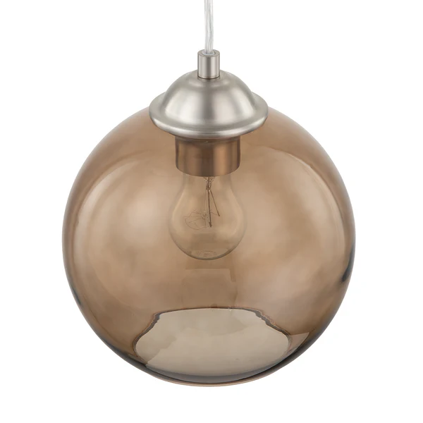 Pendelleuchte Arveda - Glas / Eisen - 1-flammig - Braun - Image 3