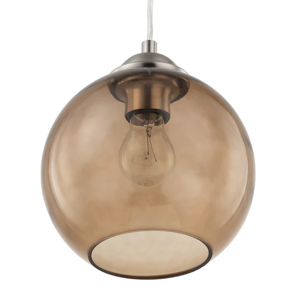 Pendelleuchte Arveda - Glas / Eisen - 1-flammig - Braun - Image 4