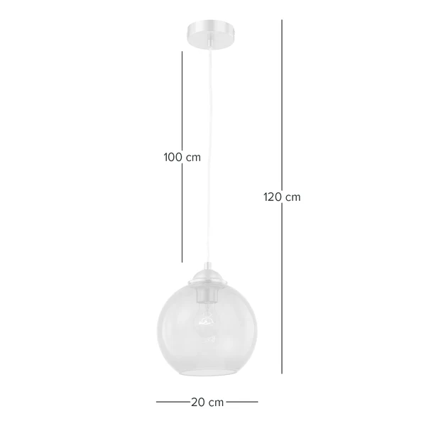 Pendelleuchte Arveda - Glas / Eisen - 1-flammig - Braun - Image 8