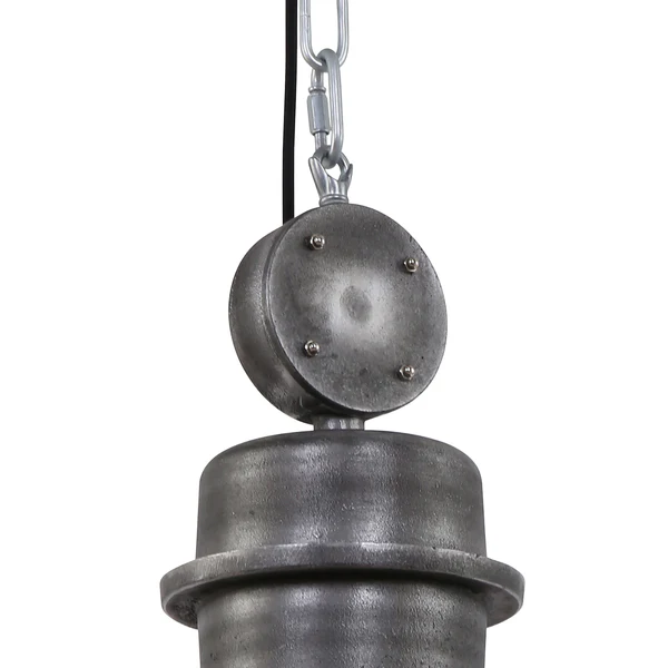 Pendelleuchte Bikkel - Stahl / Glas - 1-flammig - Braun - Image 6