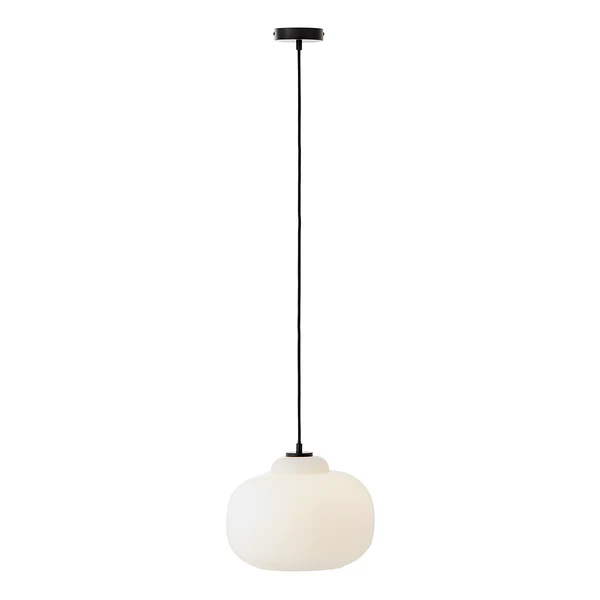Pendelleuchte Blop - Farbglas / Eisen - 1-flammig - Weiß - Image 4