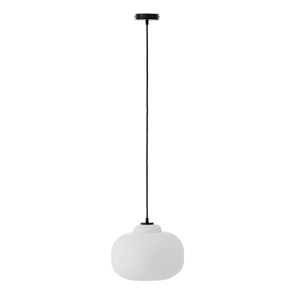 Pendelleuchte Blop - Farbglas / Eisen - 1-flammig - Weiß - Image 5