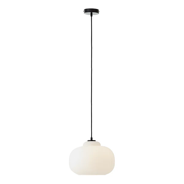 Pendelleuchte Blop - Farbglas / Eisen - 1-flammig - Weiß - Image 6