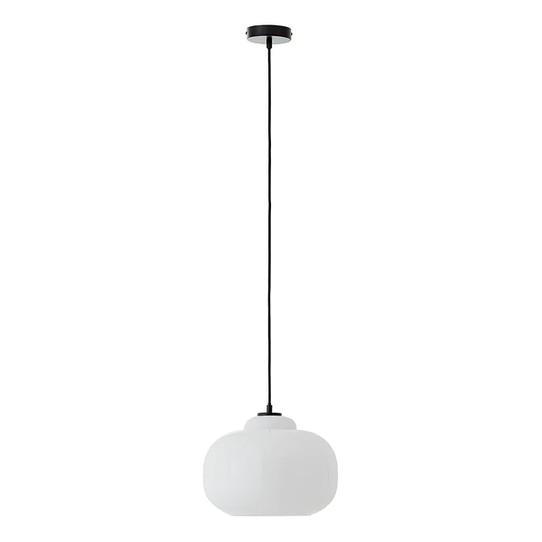 Pendelleuchte Blop - Farbglas / Eisen - 1-flammig - Weiß - Image 7