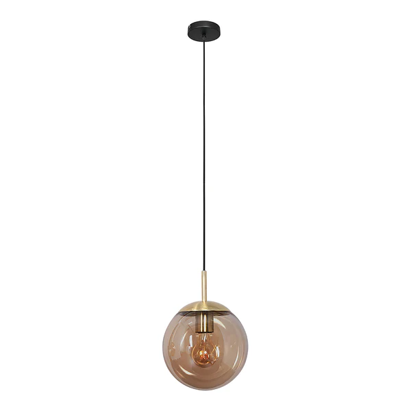 Pendelleuchte Bollique 1-flammig - Aluminium - Messing - Image 3