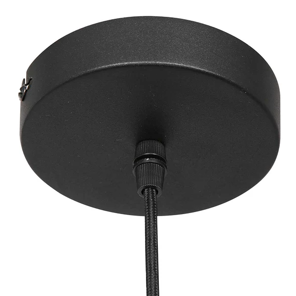 Pendelleuchte Bollique 1-flammig - Aluminium - Schwarz - Image 11