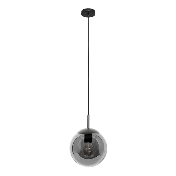 Pendelleuchte Bollique 1-flammig - Aluminium - Schwarz - Image 3