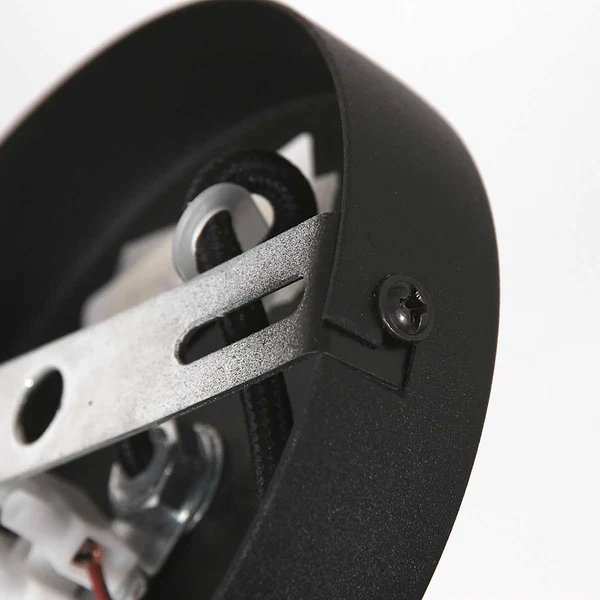 Pendelleuchte Bollique 1-flammig - Aluminium - Schwarz - Image 8