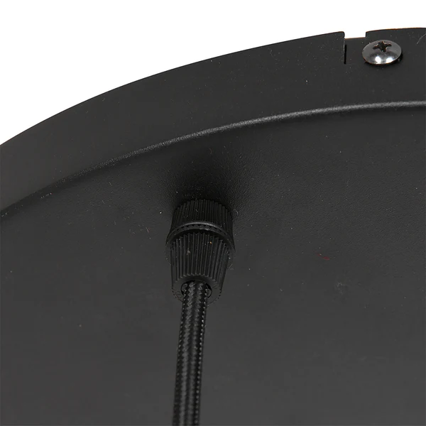 Pendelleuchte Bollique 3-flammig Rund - Eisen / Rauchglas - Schwarz - 3-flammig - Image 9