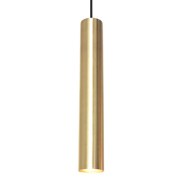 Pendelleuchte Bollique 5-flammig Rund - Aluminium / Rauchglas - Messing - Image 6