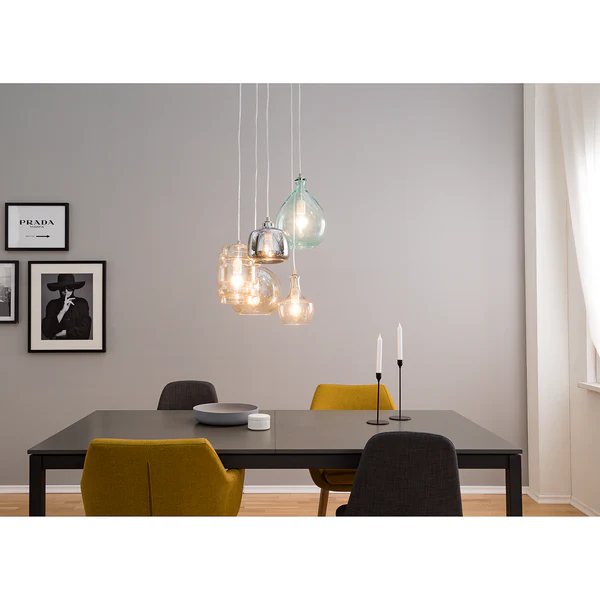 Pendelleuchte Brooklyn II - Metall / Glas - 5-flammig - Image 11
