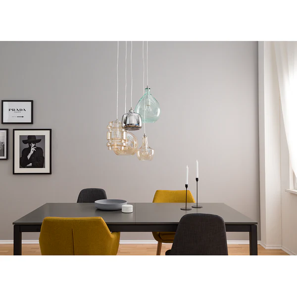 Pendelleuchte Brooklyn II - Metall / Glas - 5-flammig - Image 12