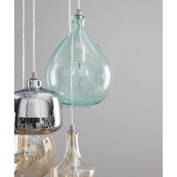 Pendelleuchte Brooklyn II - Metall / Glas - 5-flammig - Image 15
