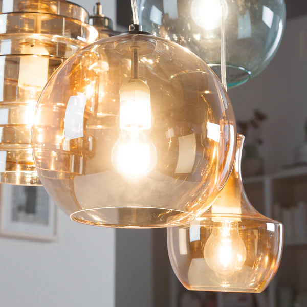 Pendelleuchte Brooklyn II - Metall / Glas - 5-flammig - Image 8