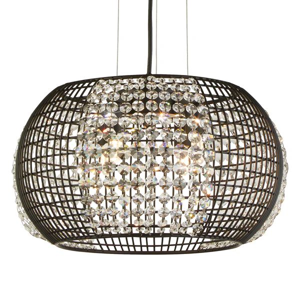 Pendelleuchte Cage I - Stahl - 4-flammig