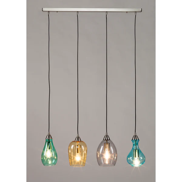 Pendelleuchte Cambo - Glas / Eisen - 4-flammig - Image 4