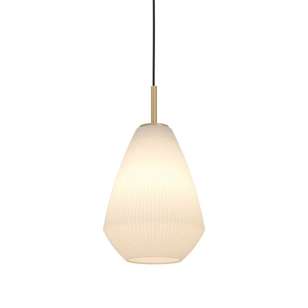 Pendelleuchte Caprarola - Satiniertes glas / Stahl - 3-flammig - Flammenanzahl: 3 - Image 7