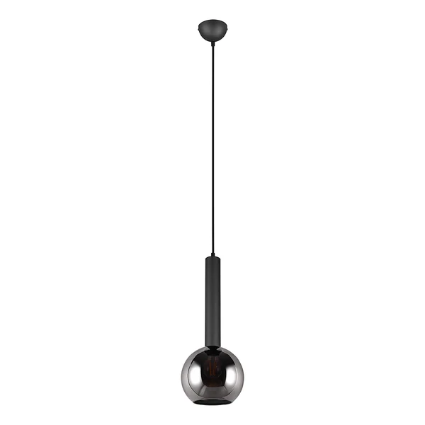 Pendelleuchte Clayton - Rauchglas / Eisen - Flammenanzahl: 1 - Image 3