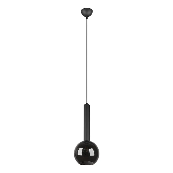 Pendelleuchte Clayton - Rauchglas / Eisen - Flammenanzahl: 1 - Image 4