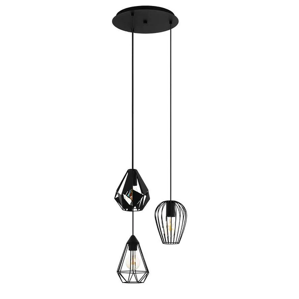 Pendelleuchte Distaff II - Stahl - 3-flammig - Image 4