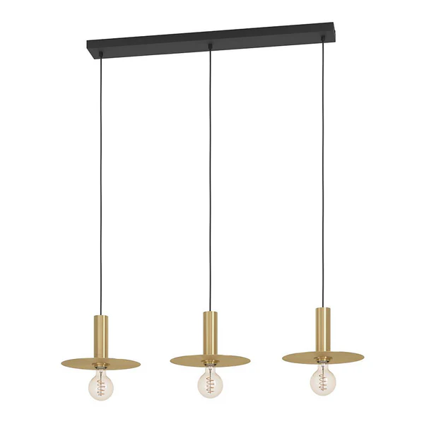 Pendelleuchte Escandell - Stahl - 3-flammig - Flammenanzahl: 3 - Image 2