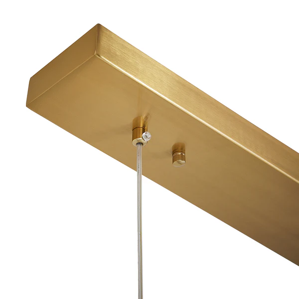Pendelleuchte EXEMLAR - Farbglas / Aluminium - 3-flammig - Flammenanzahl: 3 - Image 8
