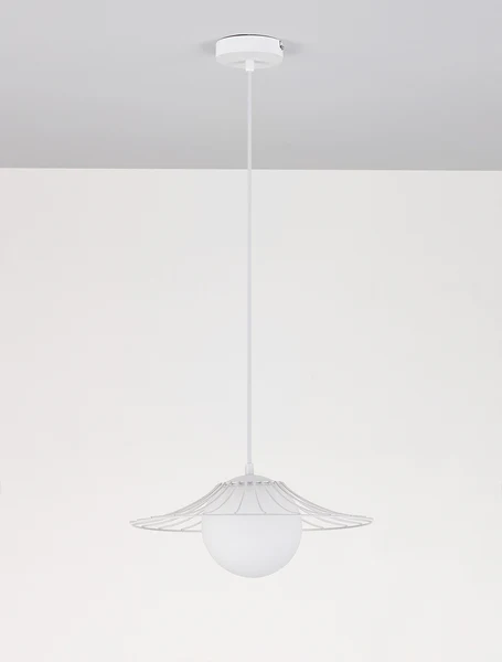 Pendelleuchte Fly - Aluminium - 1-flammig - Weiß - Image 4