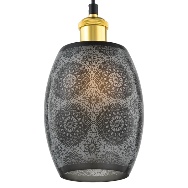 Pendelleuchte Foley III - Eisen / Glas - 1-flammig
