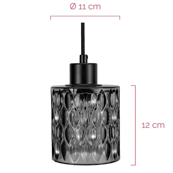 Pendelleuchte Gleaming Magic - Rauchglas / Metall - 1-flammig - Image 7