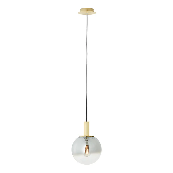 Pendelleuchte Gould I - Rauchglas / Aluminium - 1-flammig - Image 3