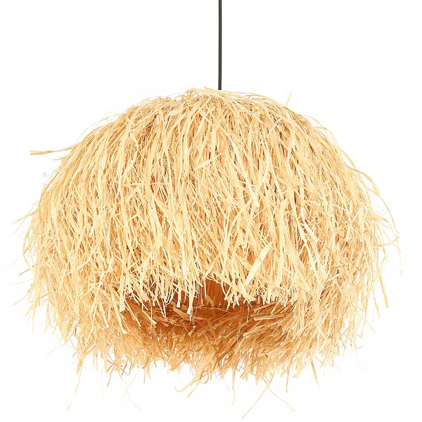Pendelleuchte Grass - Beige - Pflanzenblatt - 53 x 150 x 53 cm - Image 4