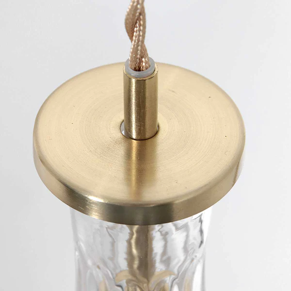 Pendelleuchte Grazioglass - Aluminium / Glas - 1-flammig - Messing - 14 x 23 cm - Image 7