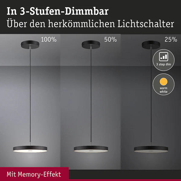 Pendelleuchte Hildor - Aluminium / Kunststoff - Schwarz - 1-flammig - Image 7