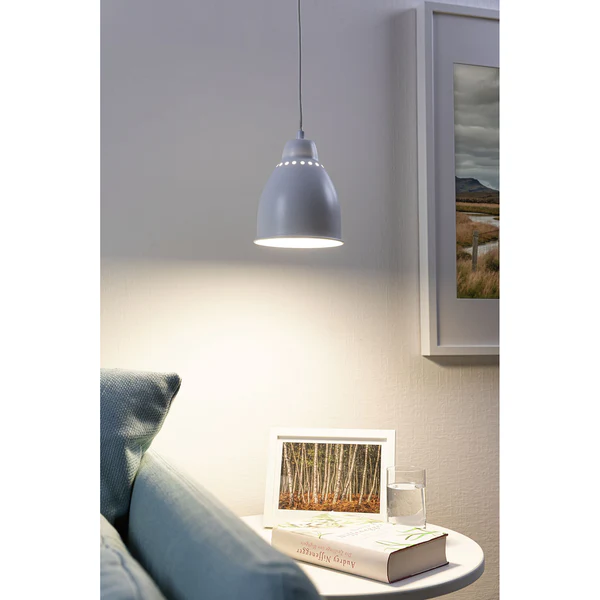 Pendelleuchte Hilla I - Aluminium - 1-flammig - Weiß - Image 3