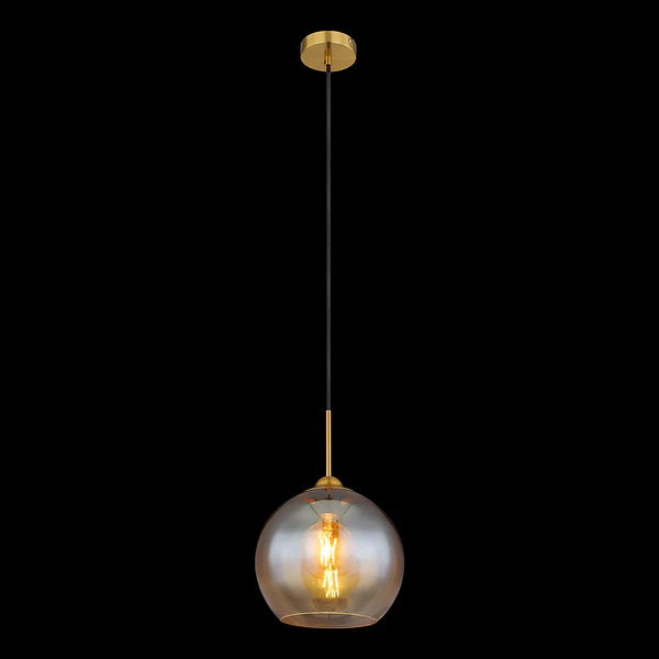 Pendelleuchte Jamessa - Farbglas / Eisen - 1-flammig - Flammenanzahl: 1 - Image 8
