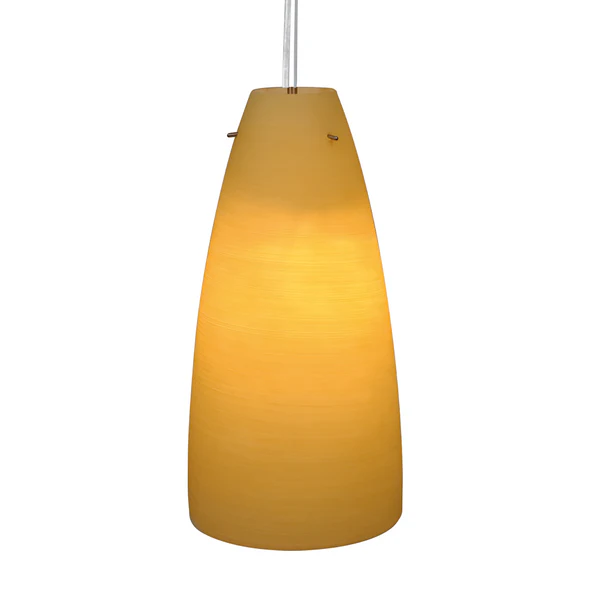 Pendelleuchte Jerrara - Glas / Edelstahl - 1-flammig