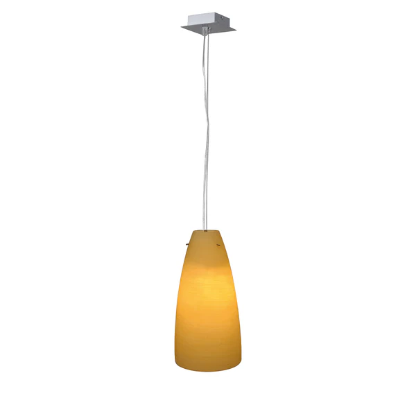 Pendelleuchte Jerrara - Glas / Edelstahl - 1-flammig - Image 2