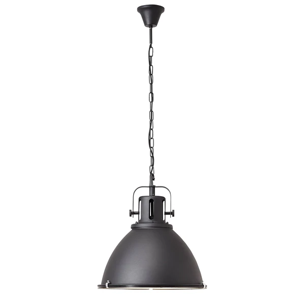Pendelleuchte Jesper - Stahl - 1-flammig - Schwarz - Durchmesser: 47 cm - Image 2