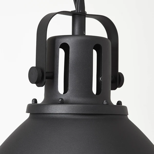 Pendelleuchte Jesper - Stahl - 1-flammig - Schwarz - Durchmesser: 47 cm - Image 4