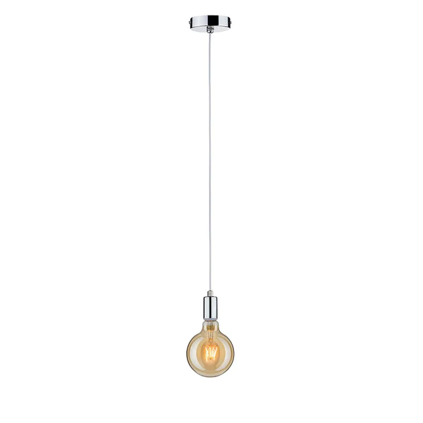 Pendelleuchte Larus - Chrom - 1-flammig - Silber - Image 4