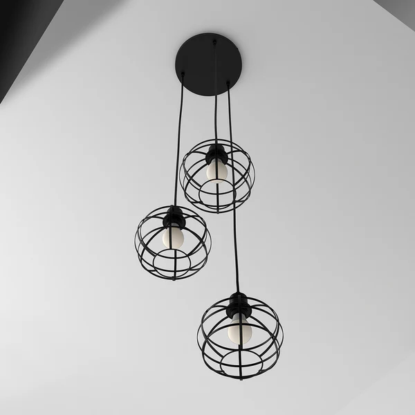 Pendelleuchte Le Vey II - Eisen - 3-flammig - Image 3