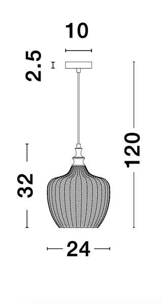 Pendelleuchte Loni - Aluminium - 1-flammig - Champagner - Image 7