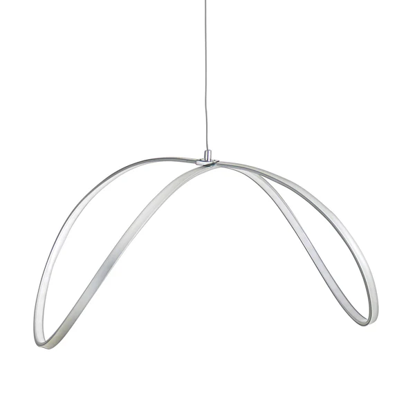 Pendelleuchte Loop Line by Näve - Metall - Silber - -flammig - -flammig - Image 2