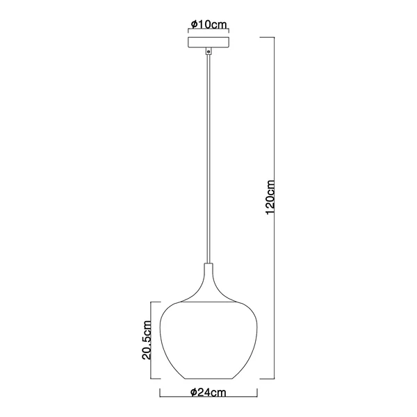 Pendelleuchte Maxy Typ B - Farbglas / Eisen - Durchmesser: 24 cm - Image 9