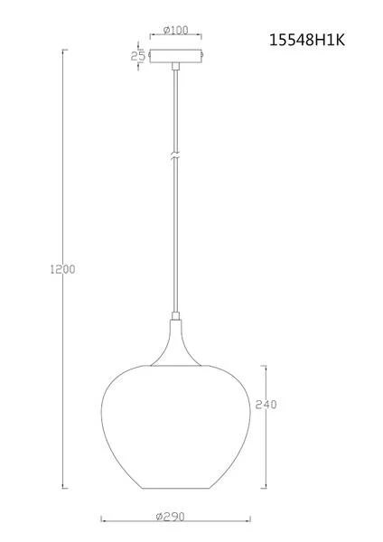 Pendelleuchte Maxy Typ N - Klarglas / Chrom - 1-flammig - Image 5