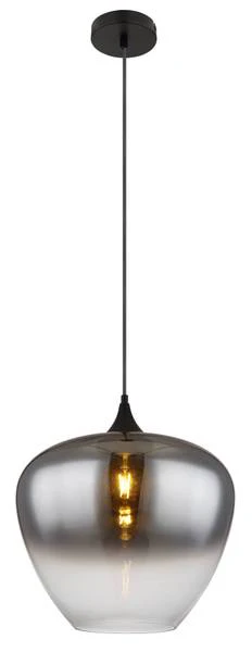 Pendelleuchte Maxy Typ P - Rauchglas / Eisen - 1-flammig - Image 4