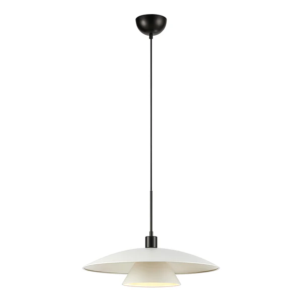 Pendelleuchte Millinge - Eisen - 1-flammig - Weiß - Image 3